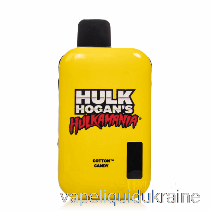 Vape Liquid Ukraine Hulk Hogan Hulkamania 8000 Disposable Cotton Candy